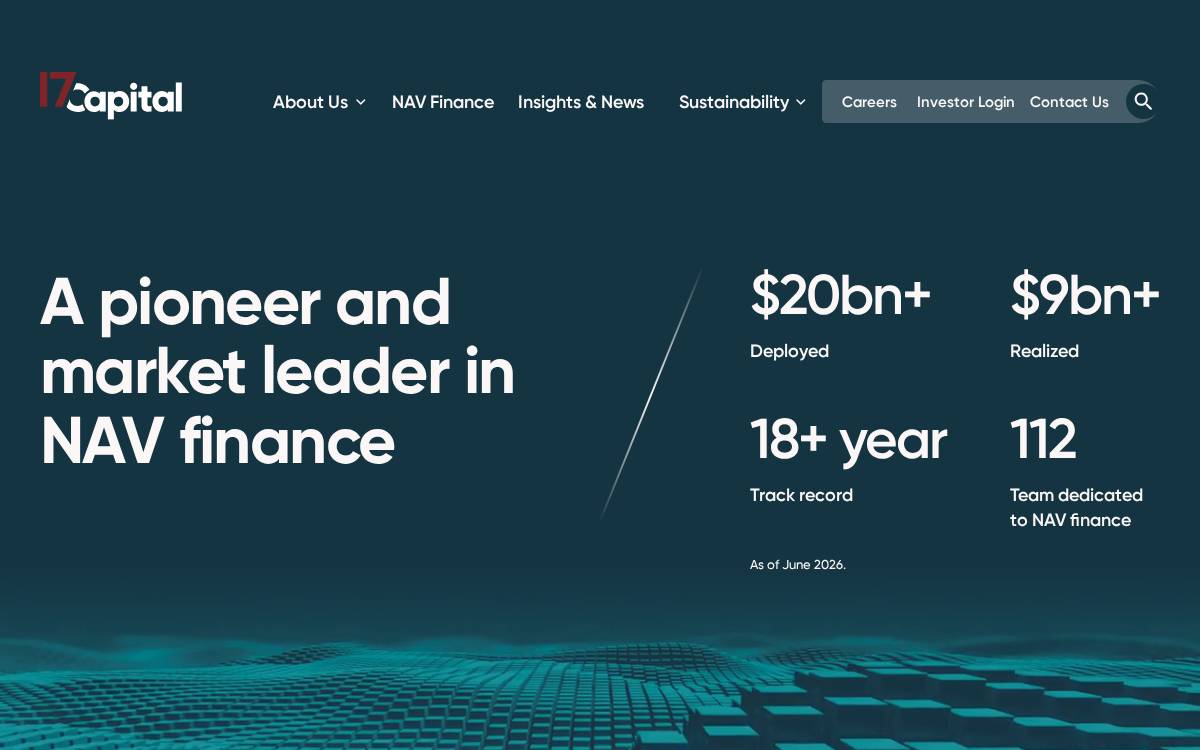 17Capital website preview