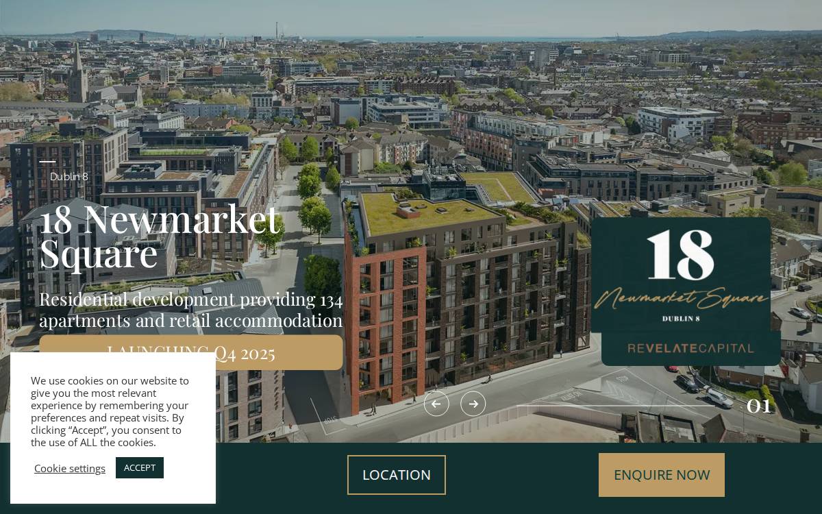 18 Newmarket Square BTR Development website preview