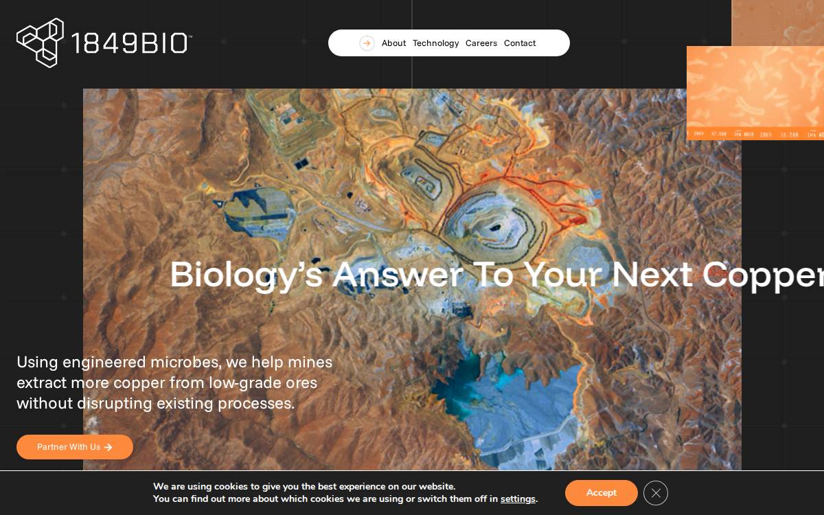 1849 bio website preview