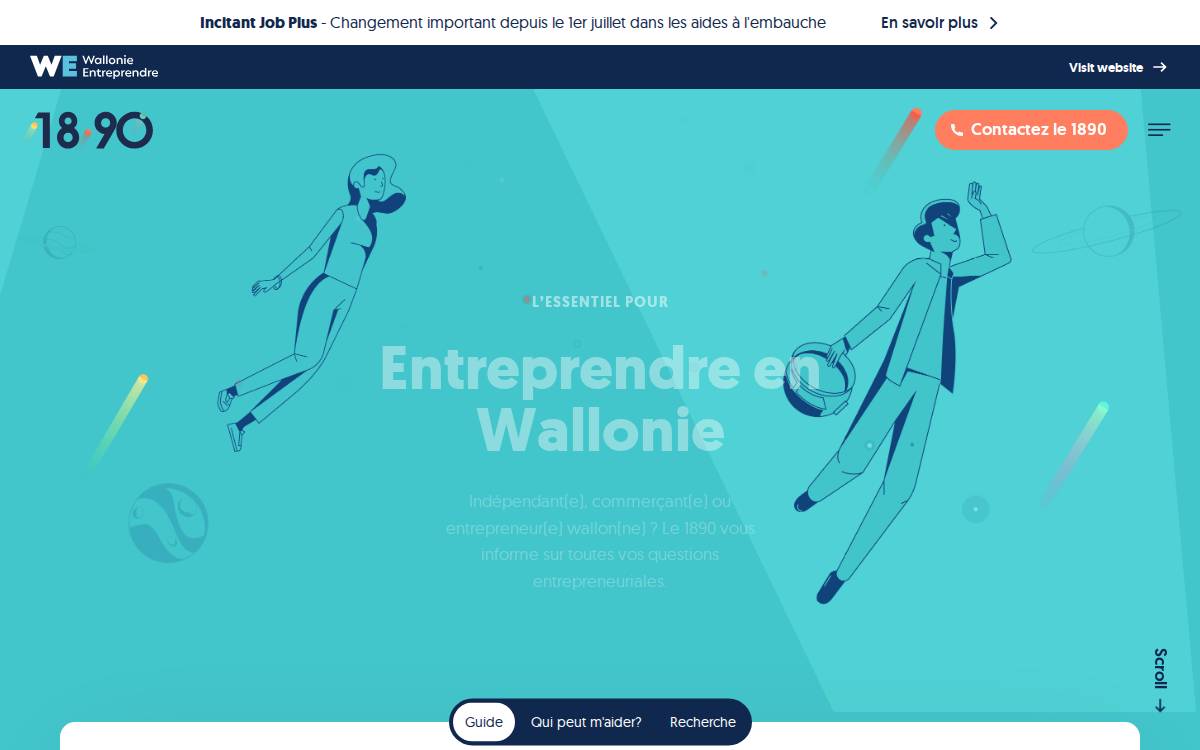 1890 website preview