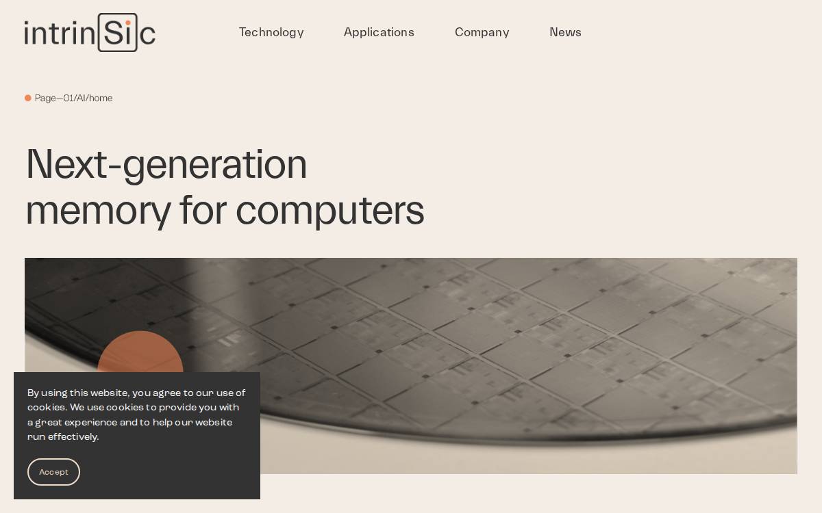 19 Intrinsic Semiconductor Technologies website preview