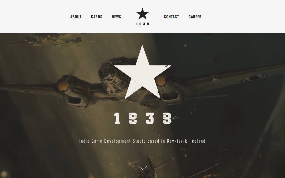 1939 Games website preview