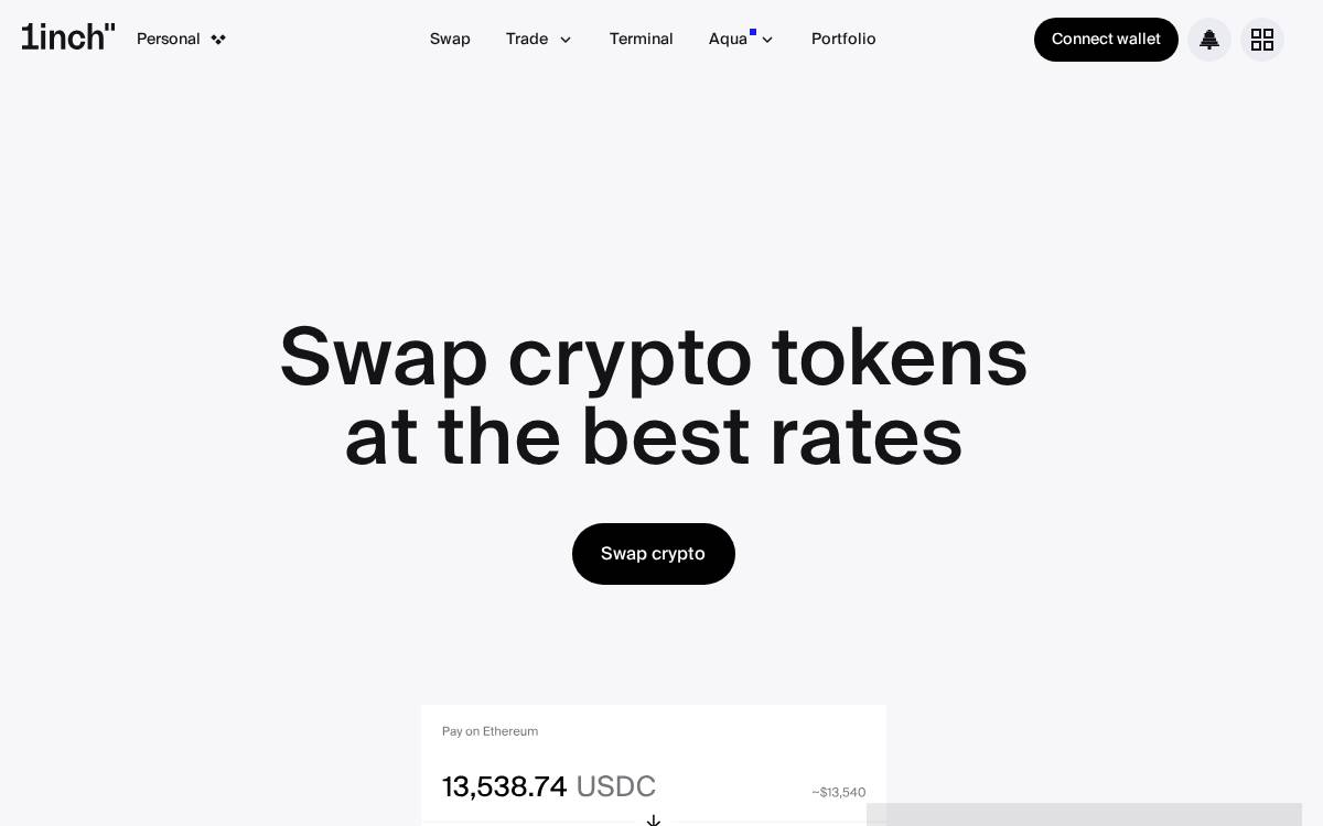 1inch website preview
