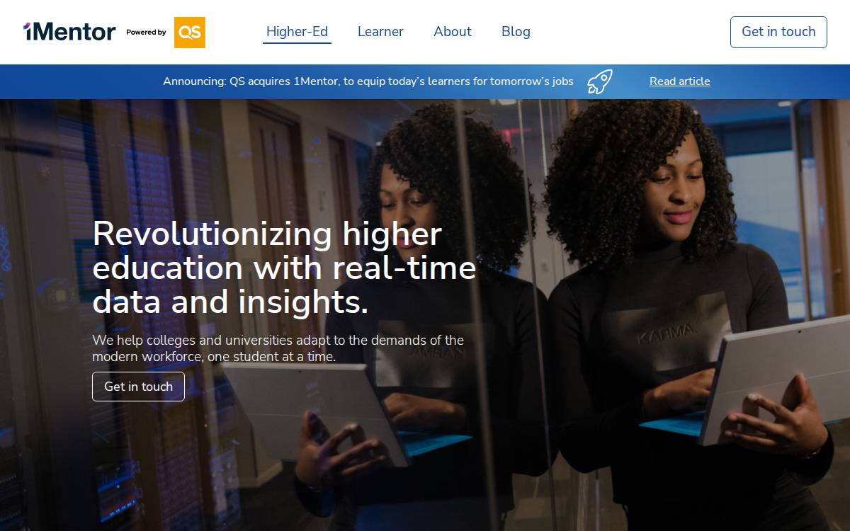 1Mentor Website website preview