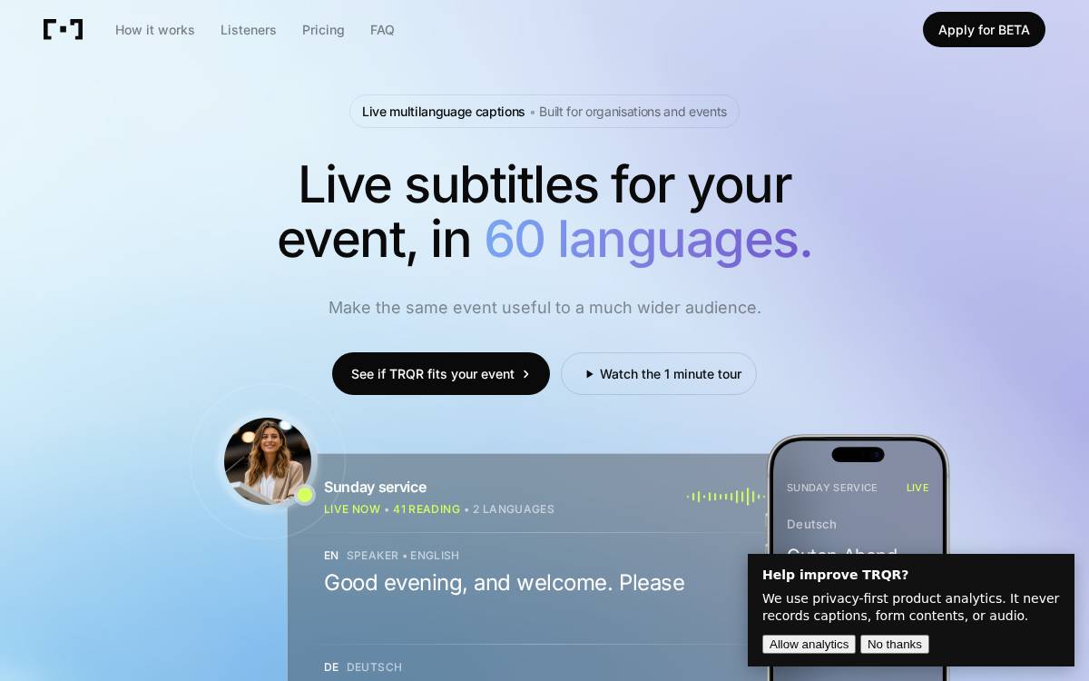 1o website preview
