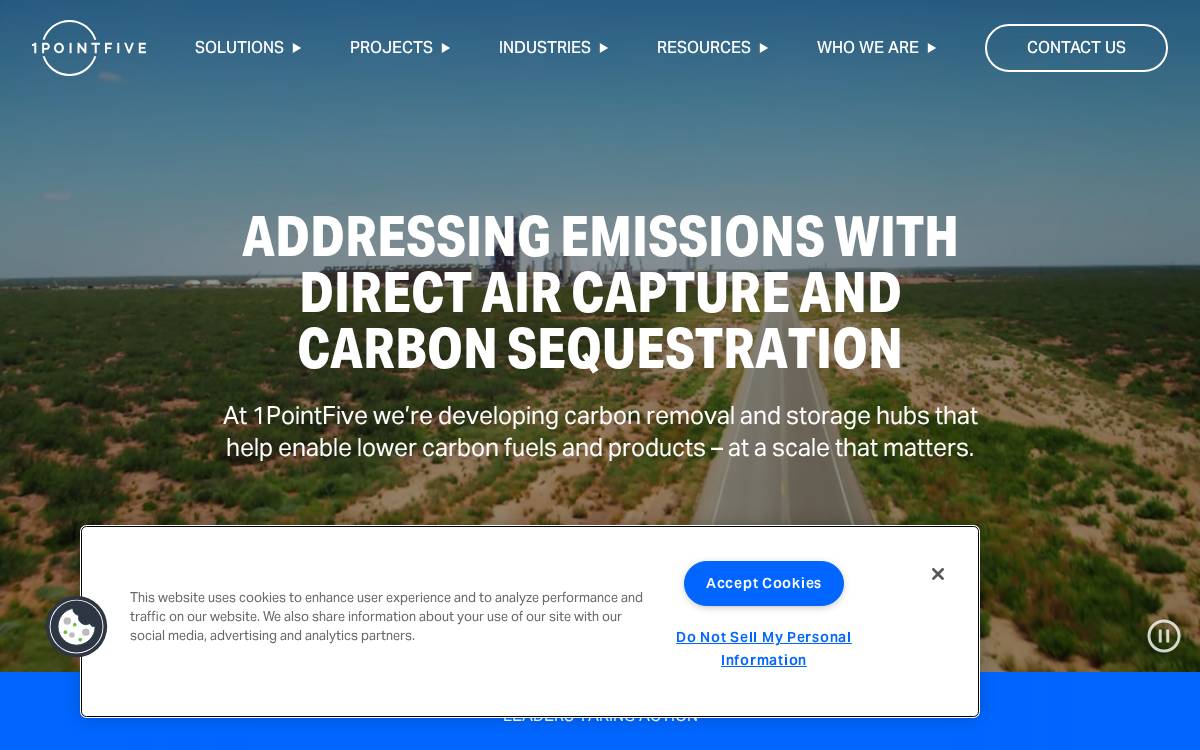 1PointFive website preview