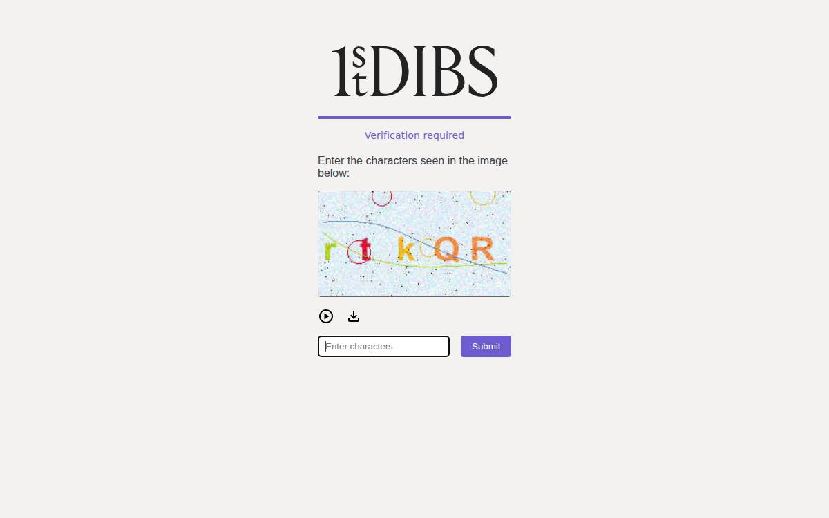 1Stdibs website preview
