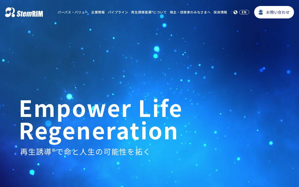 株式会社ステムリム website preview