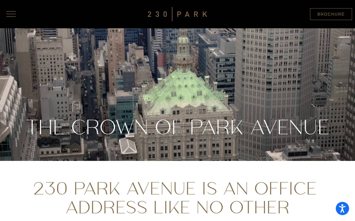 230 Park Avenue website preview
