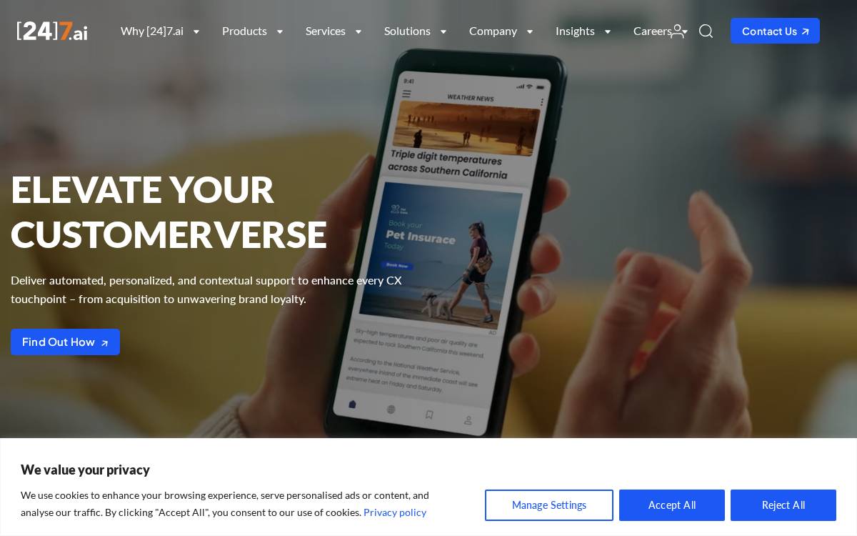 247 website preview