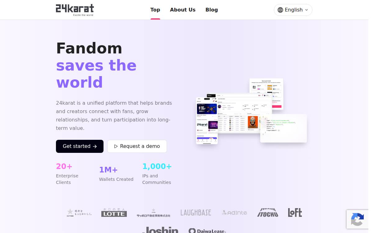 24karat株式会社 website preview