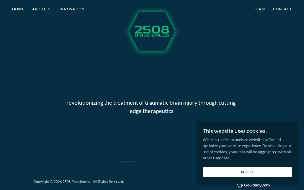 2508Biosciences website preview