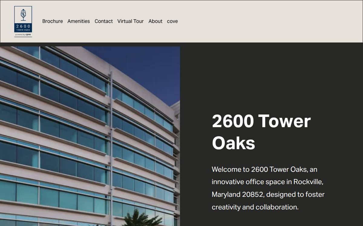 2600 Tower Oaks website preview