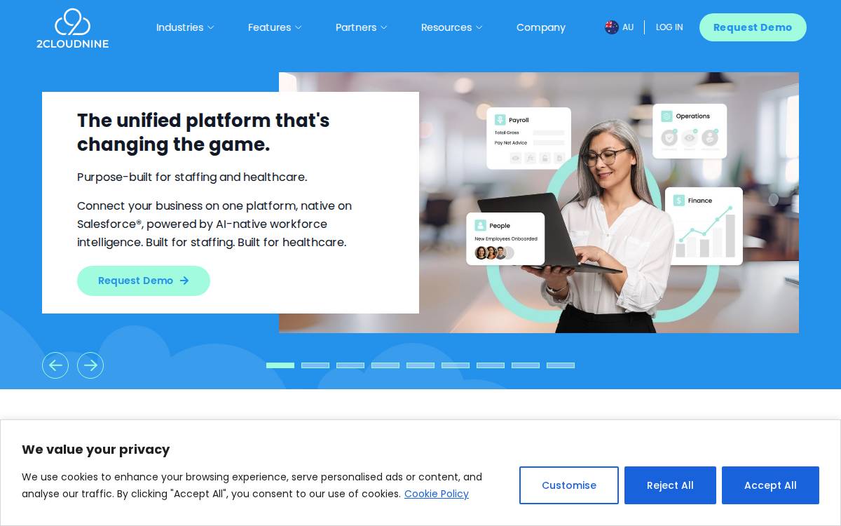 2Cloudnine website preview