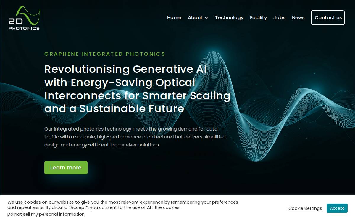 2D Photonics website preview