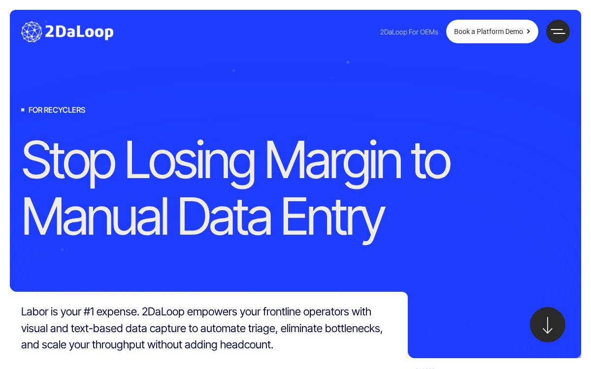 2Daloop website preview