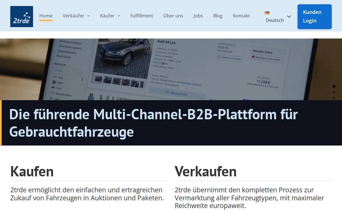 2Trde website preview