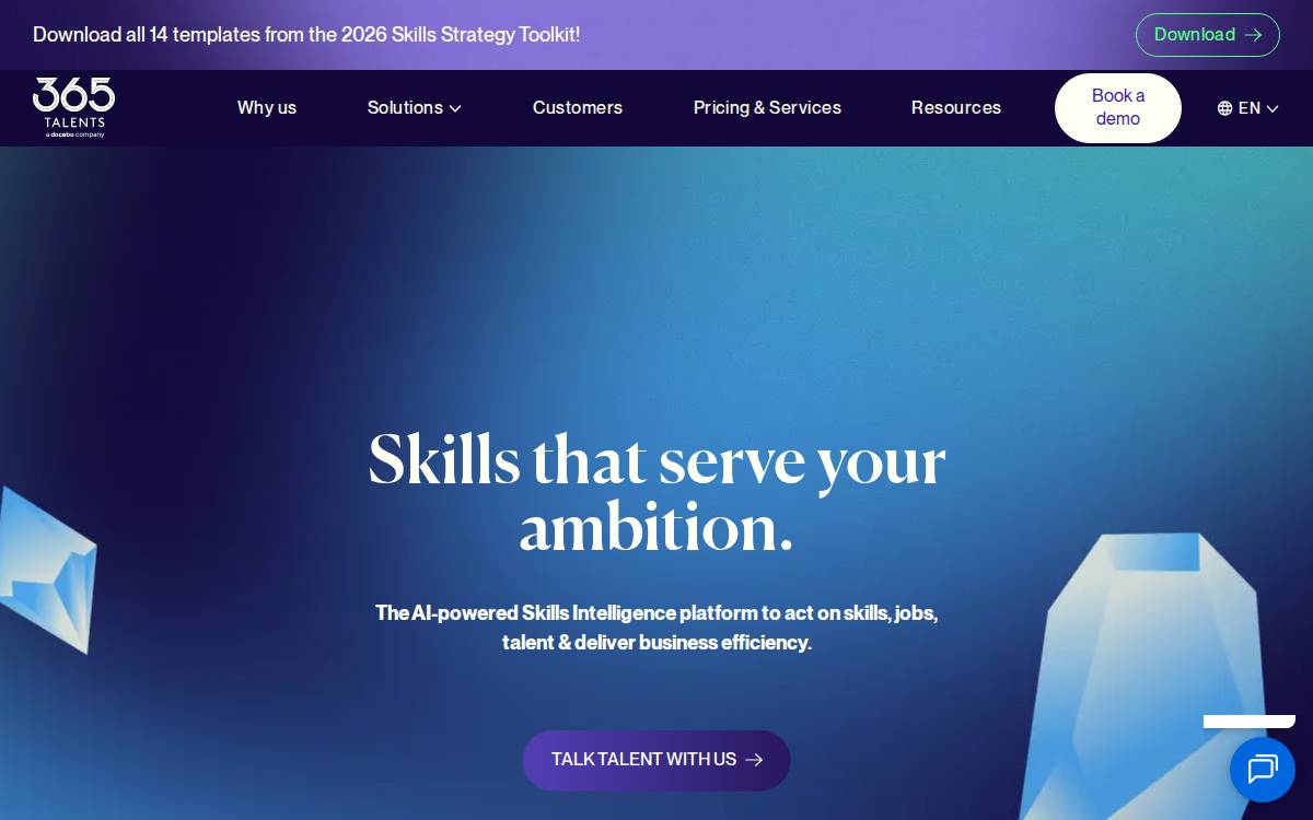 365Talents website preview