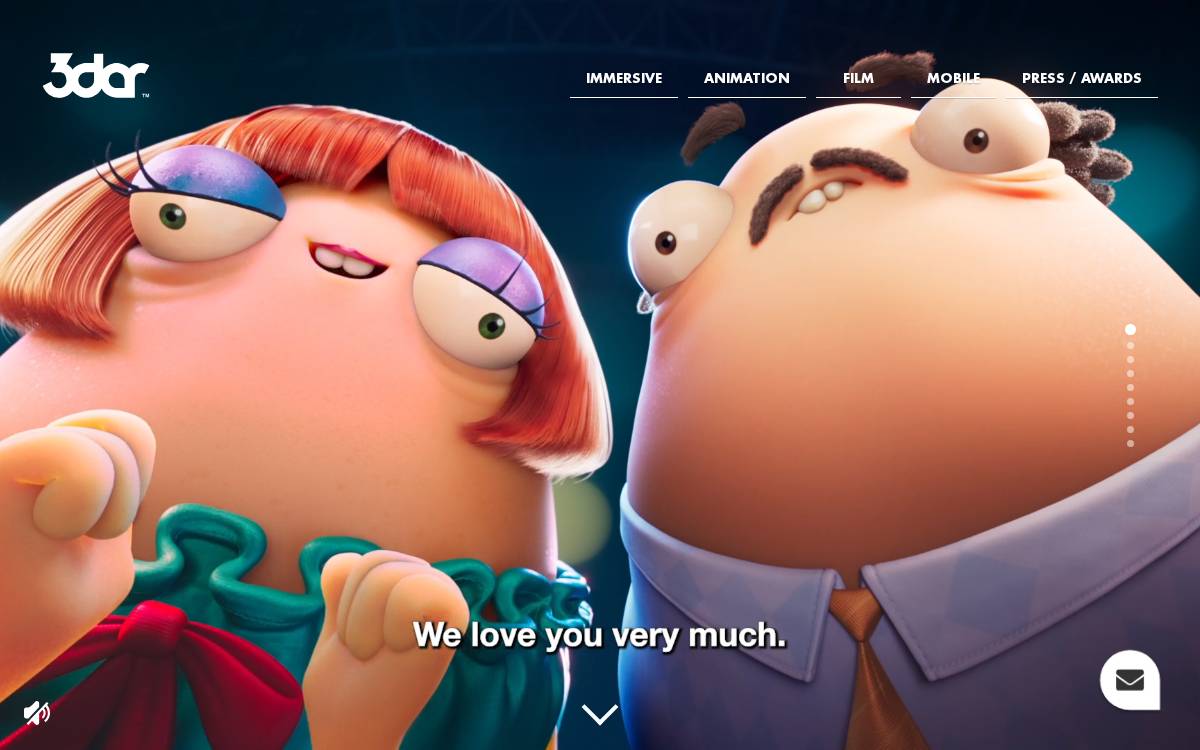 3Dar website preview