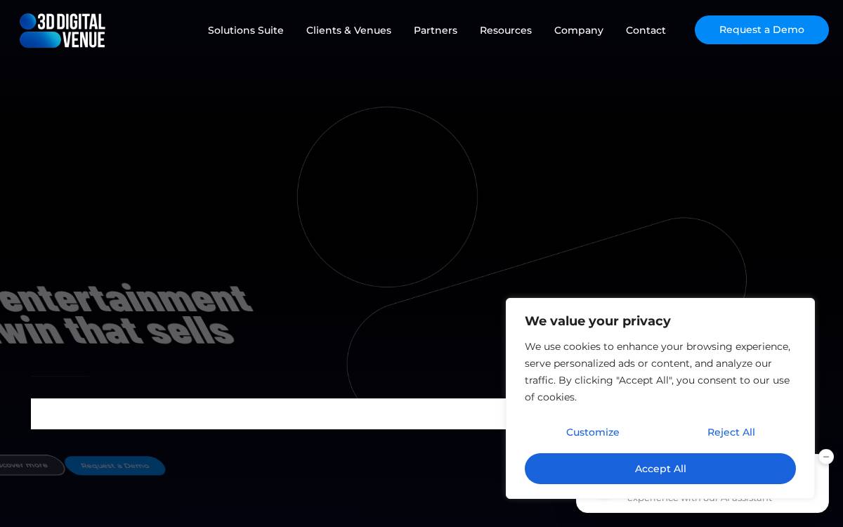 3Ddigitalvenue website preview