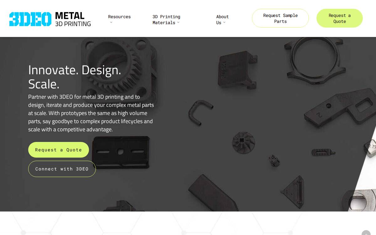 3DEO website preview