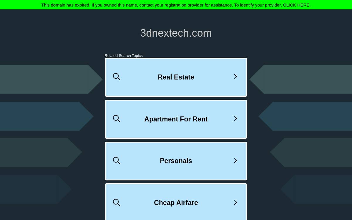 3DNEXTECH website preview