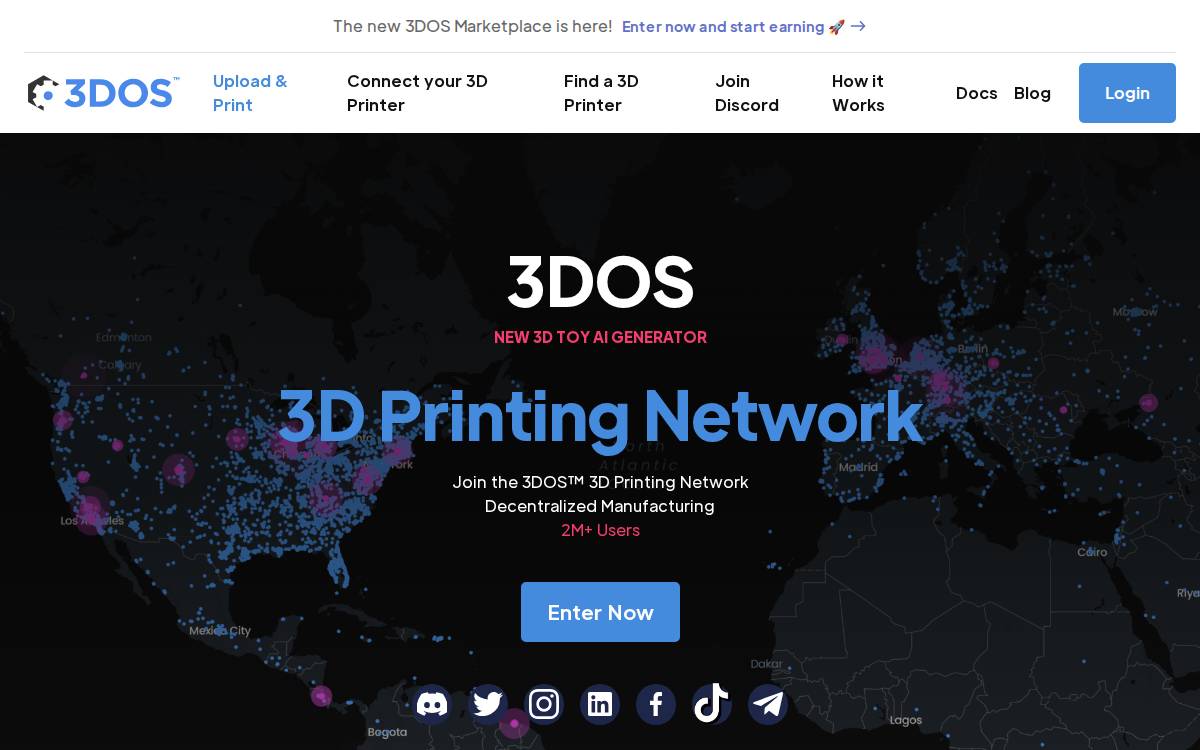 3DOS website preview