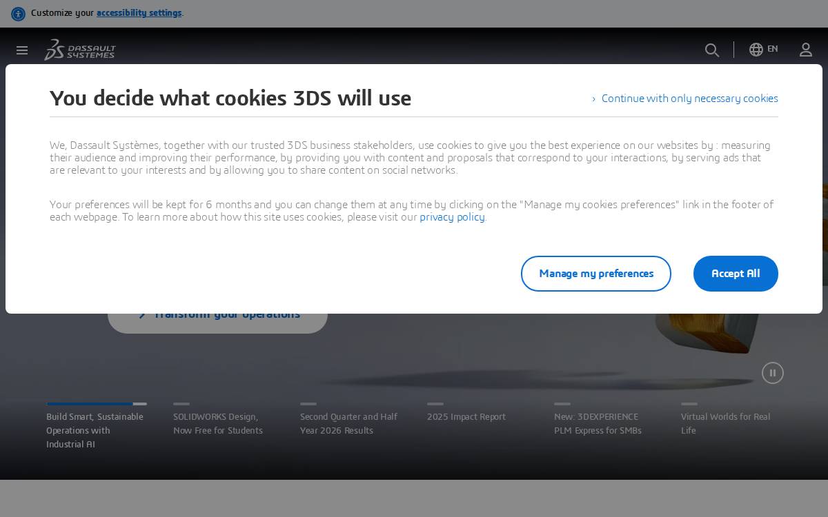 3Ds website preview