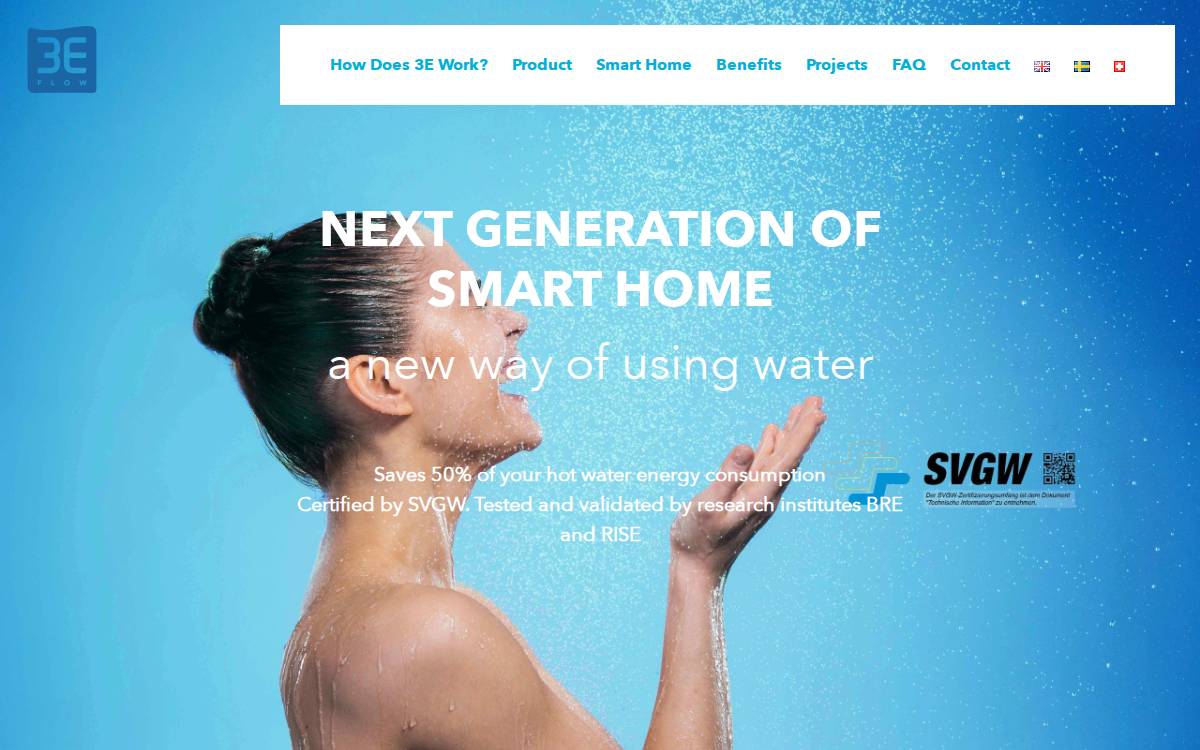 3eflow website preview