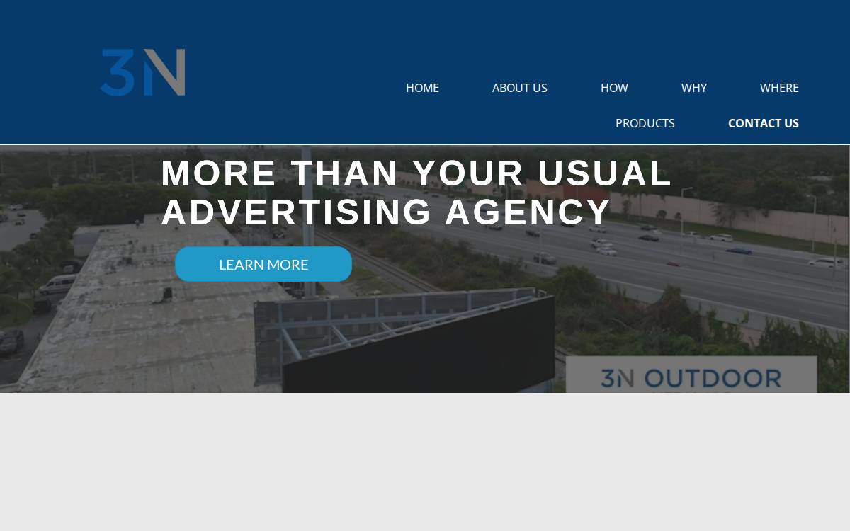 3N Outdoor Media website preview