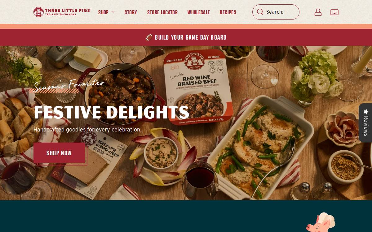 3Pigs website preview