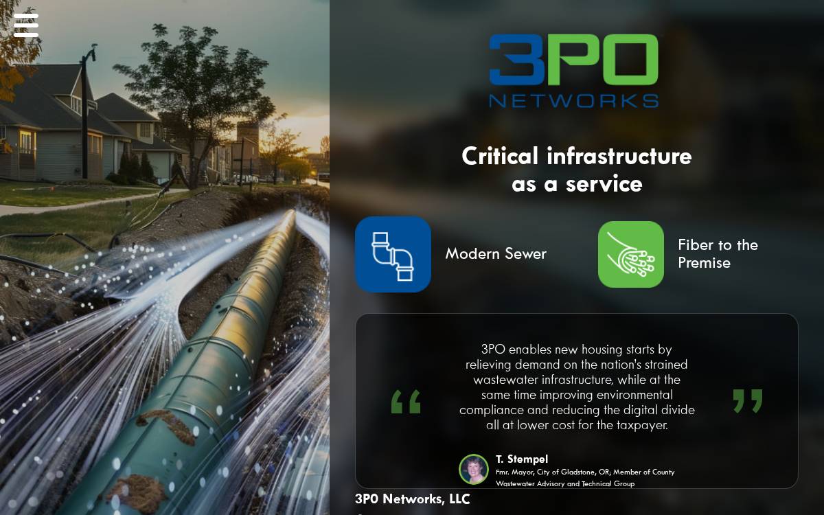 3PO Networks website preview
