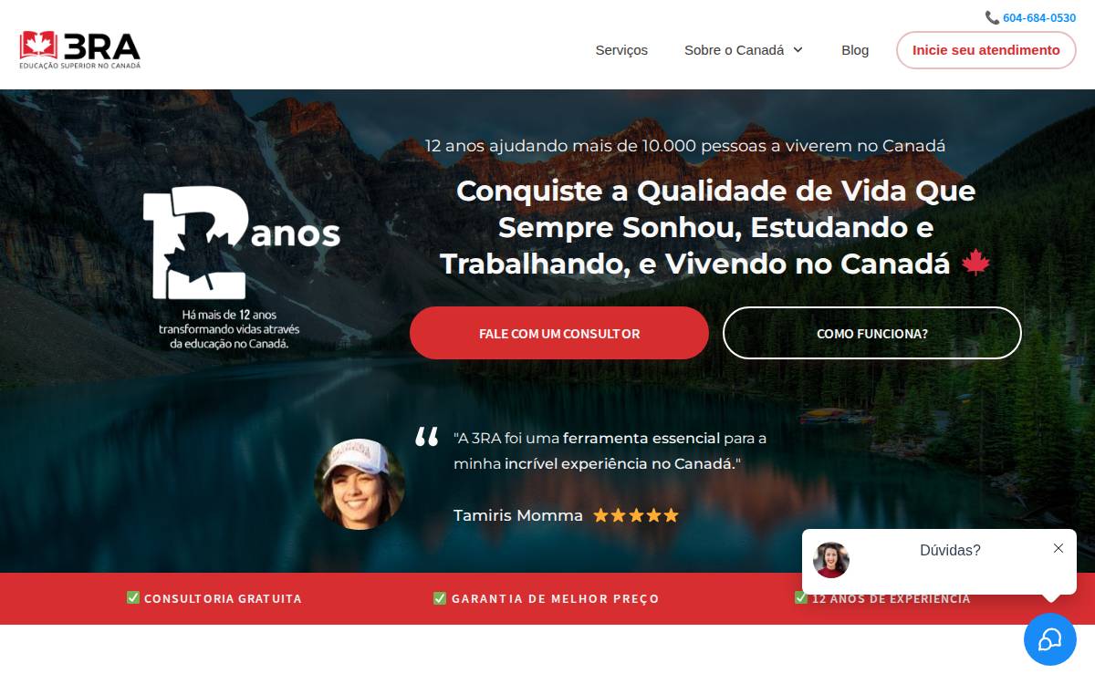 3RA Group website preview
