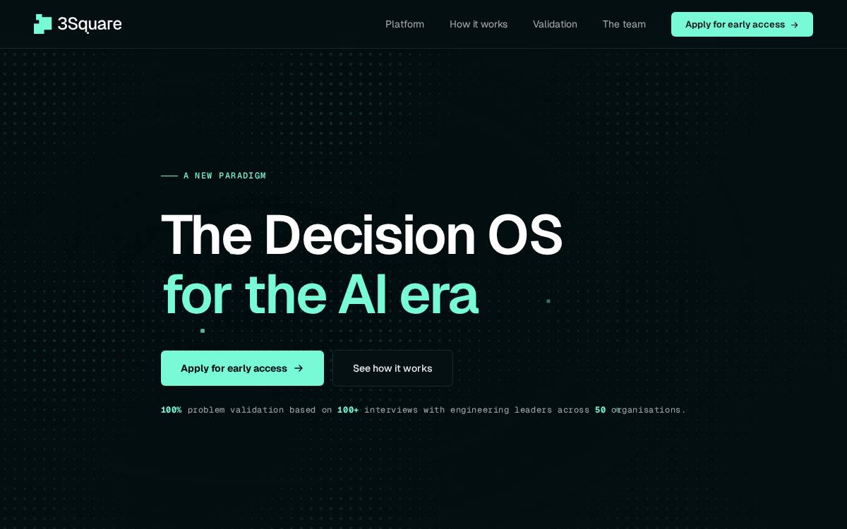 3Square website preview