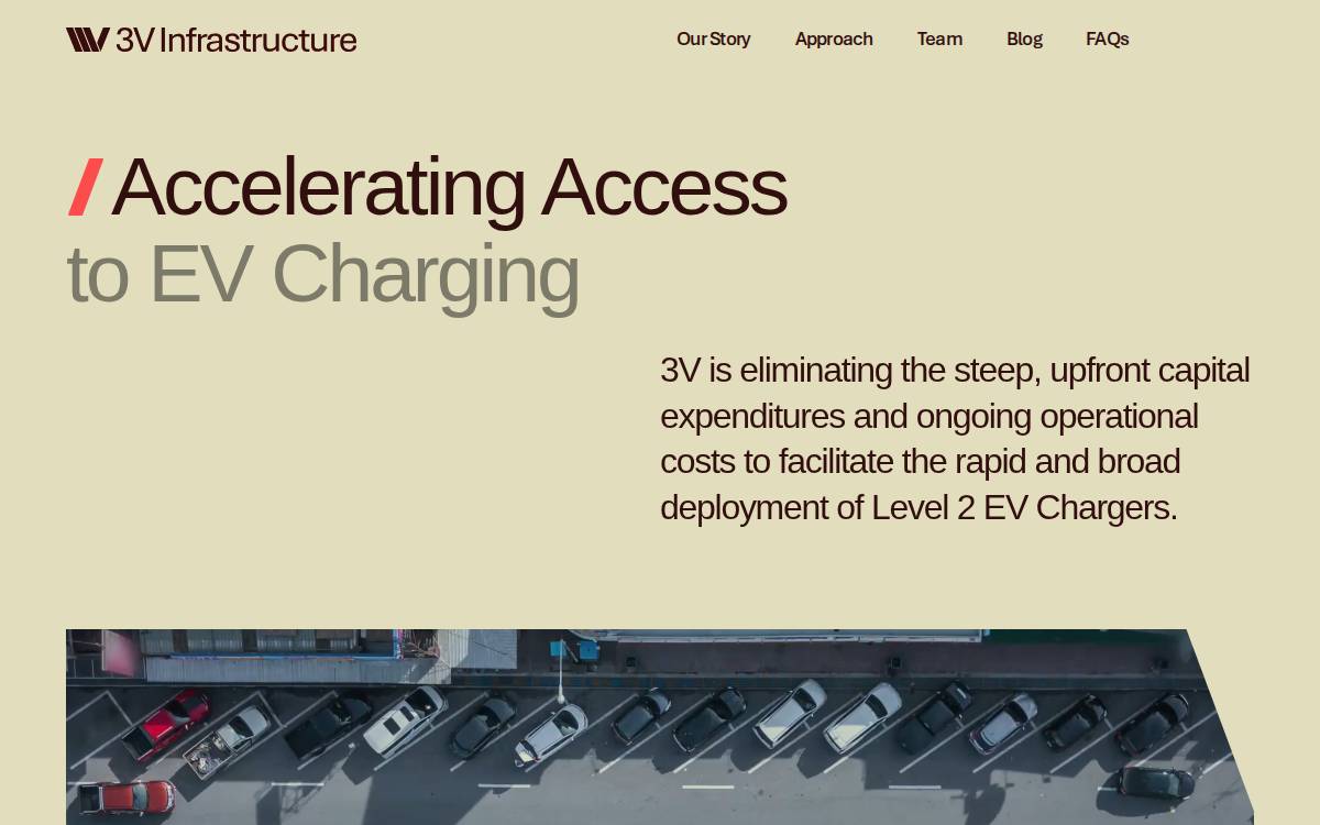 3V Infrastructure website preview