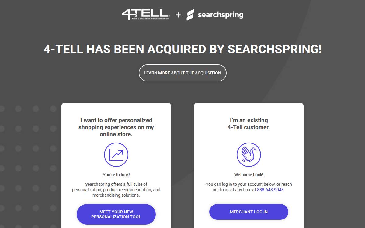 4-Tell website preview