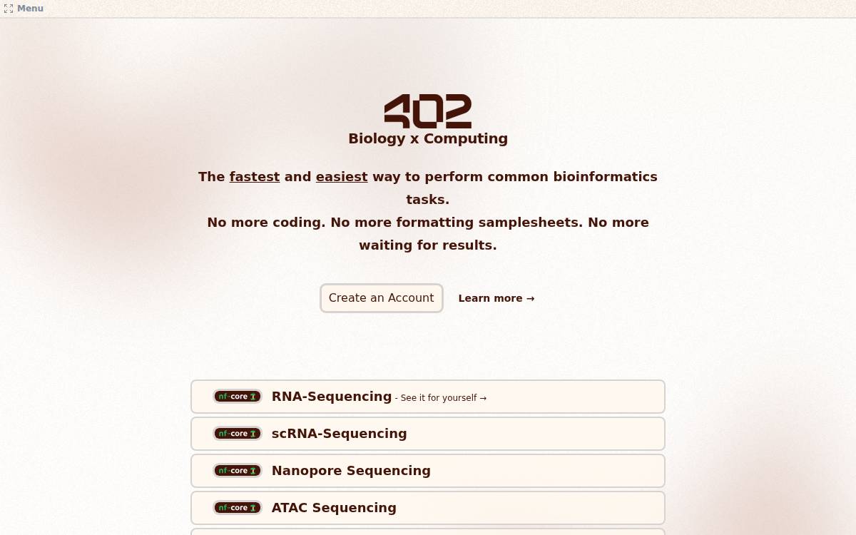 402 website preview