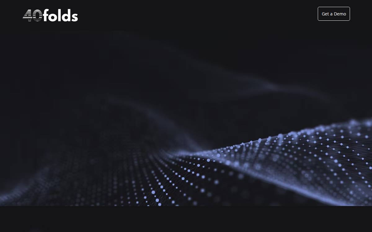 40folds website preview