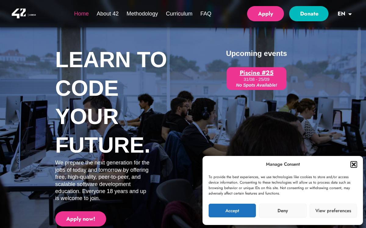 42 Lisboa website preview