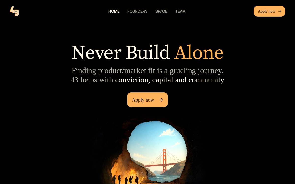 43 website preview