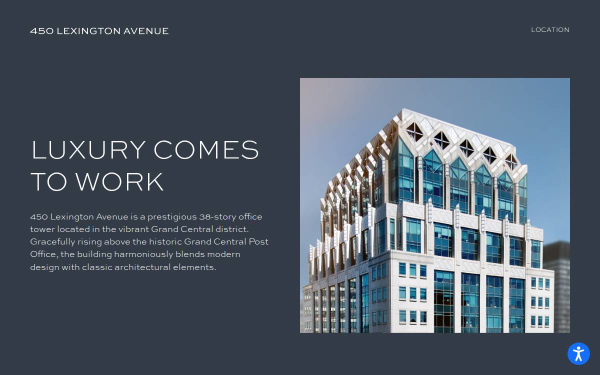 450 Lexington Avenue website preview