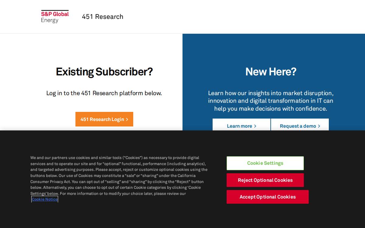 451Research website preview