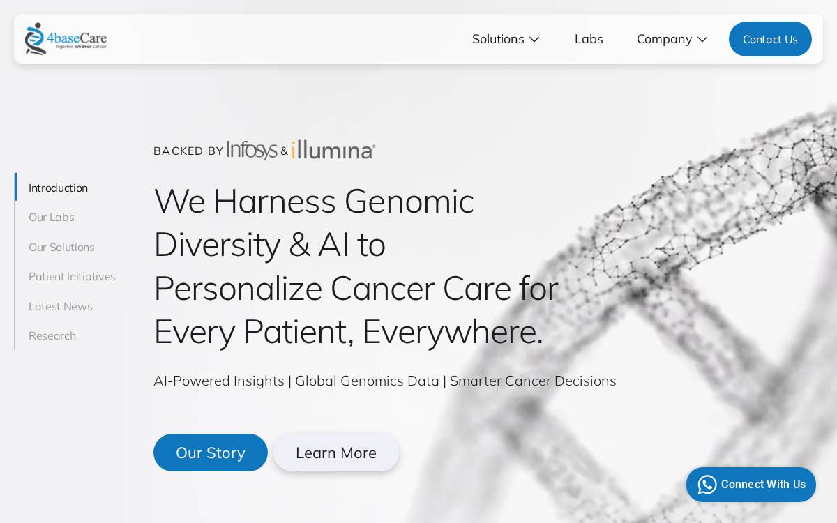 4BaseCare website preview