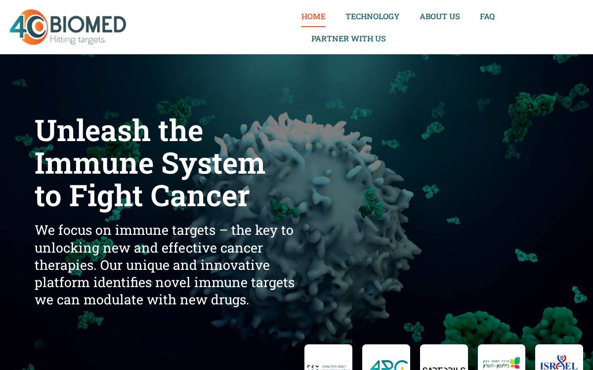 4Cbiomed website preview