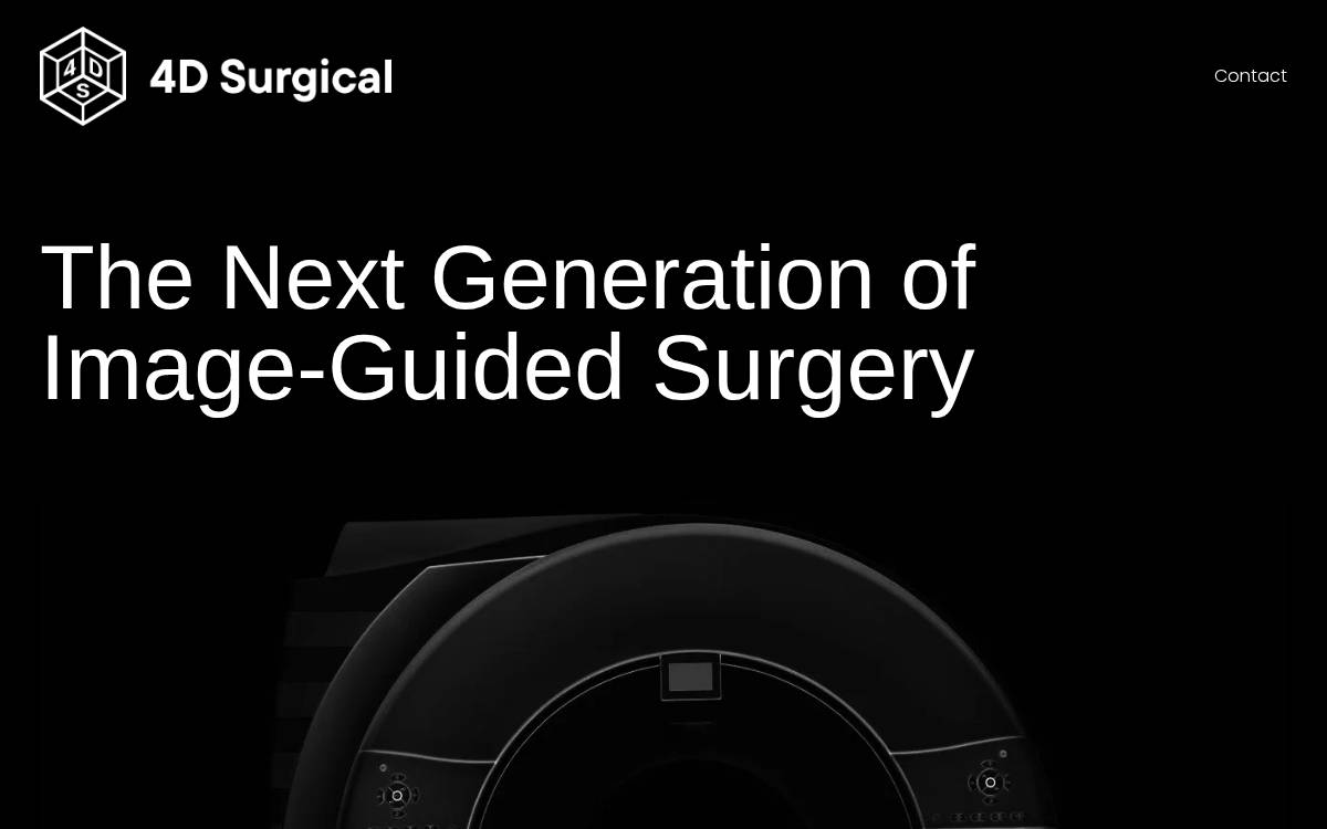 4D Surgical website preview