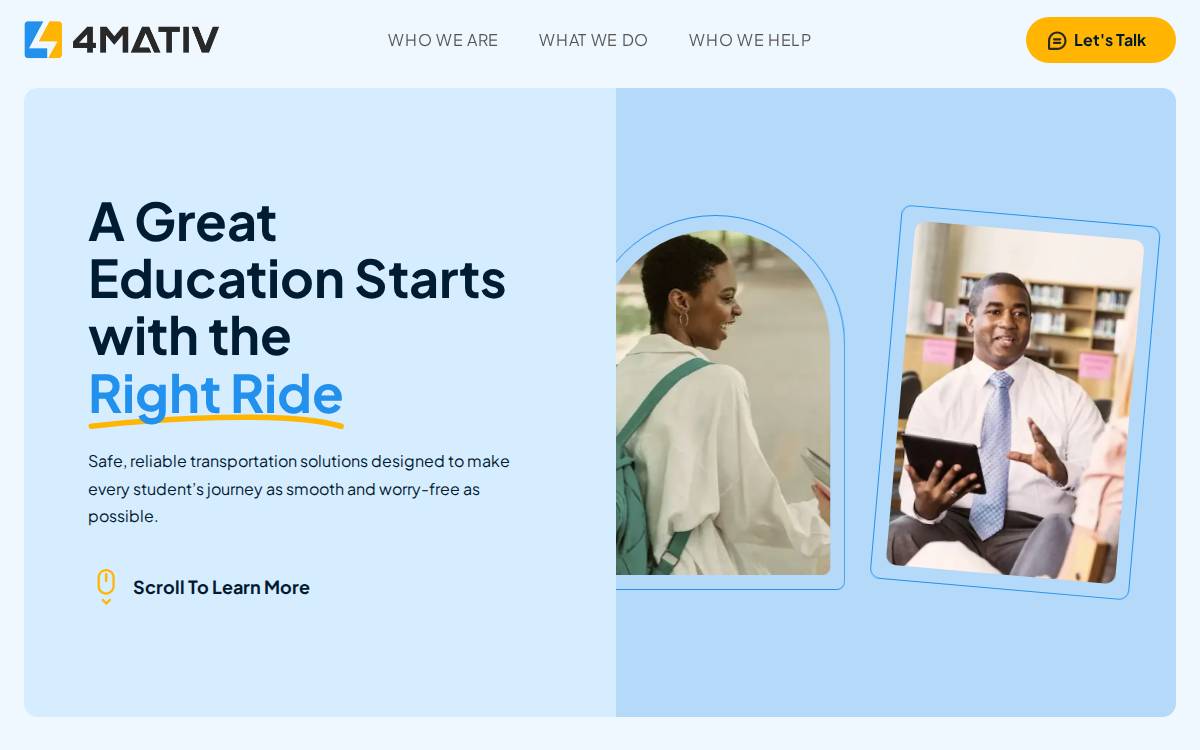 4Mativ website preview