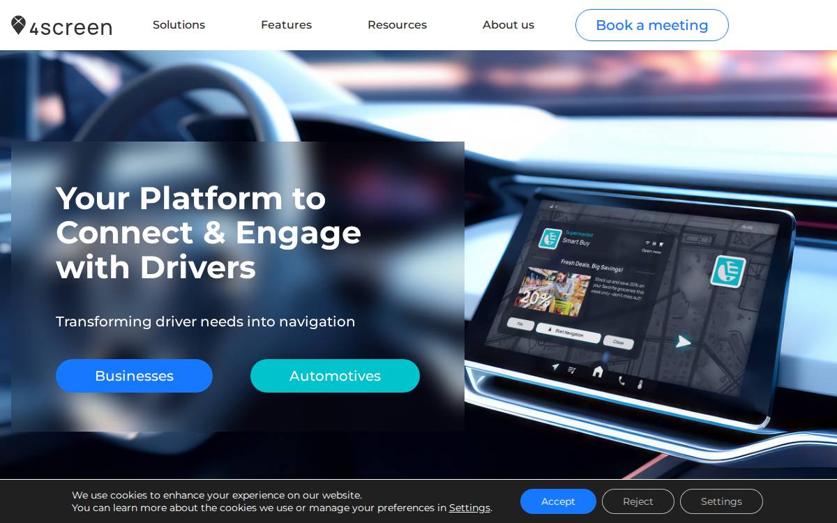 4screen website preview