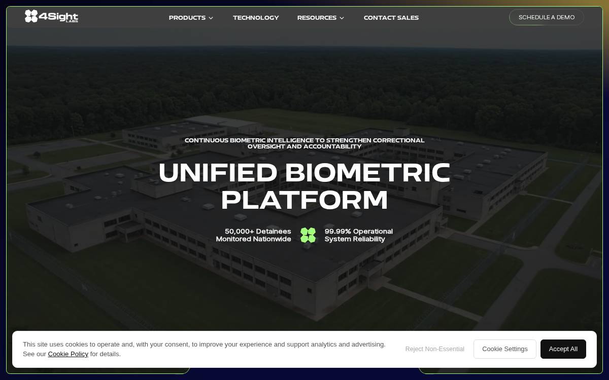 4Sight Labs website preview