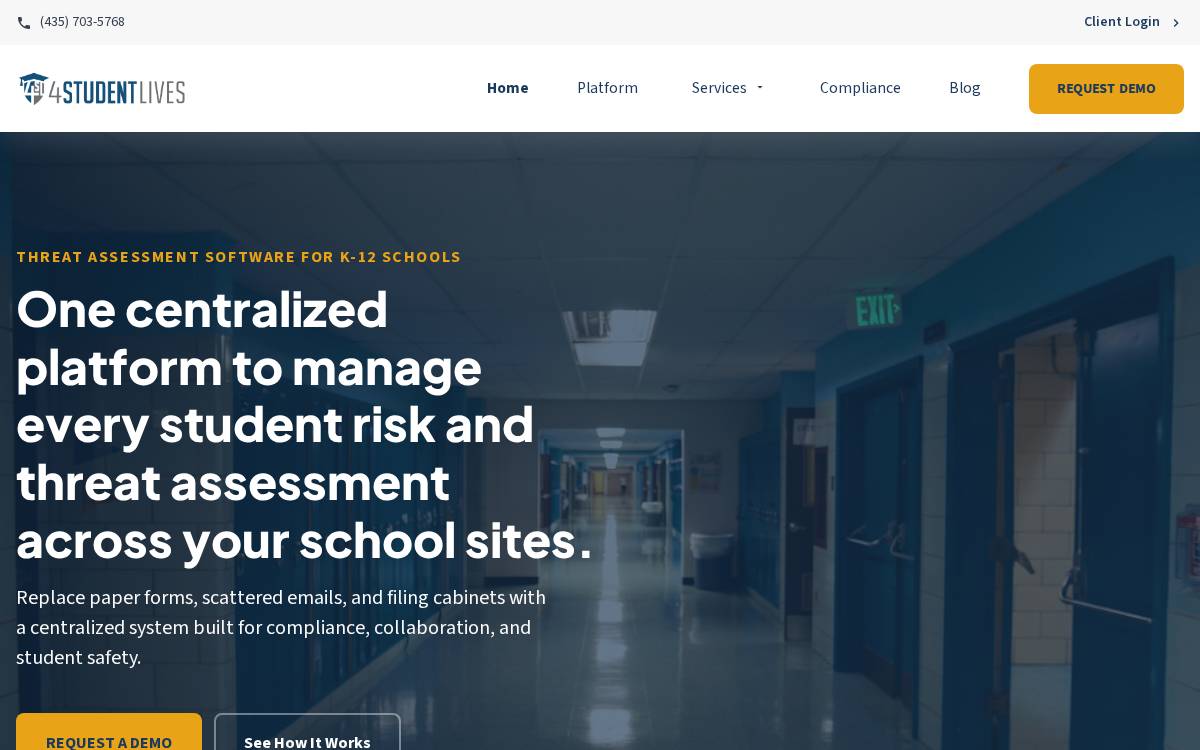 4StudentLives website preview