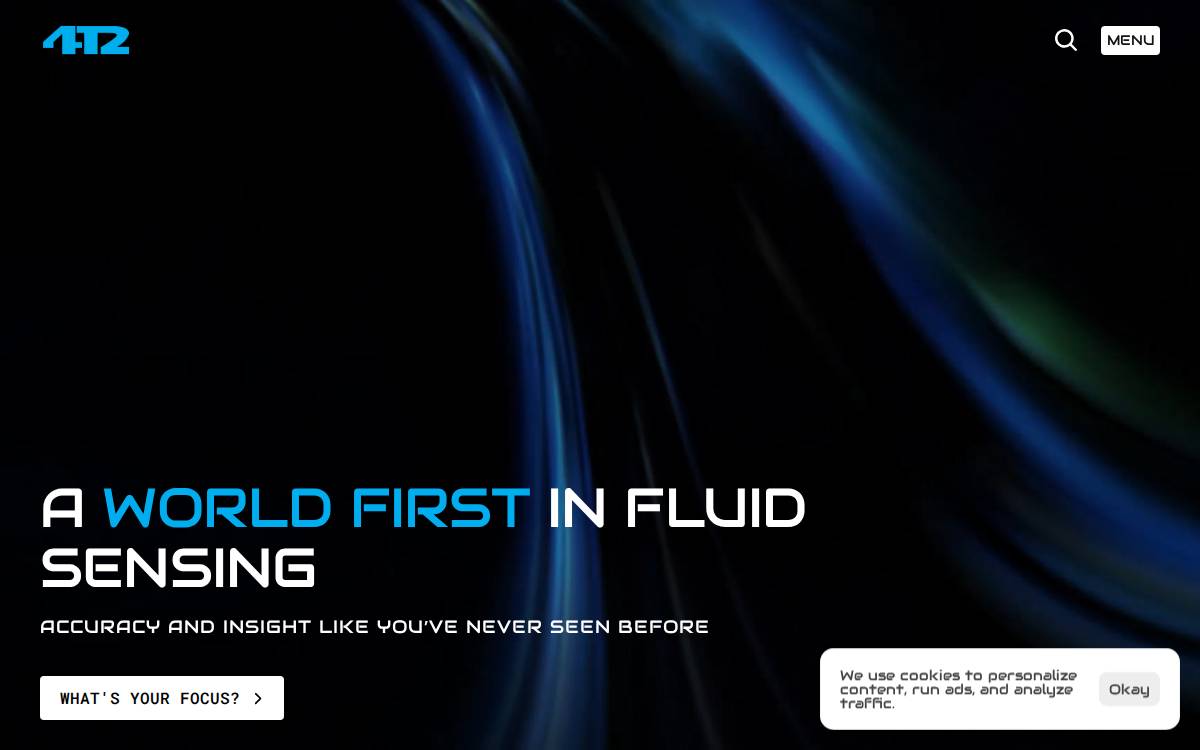 4T2 Sensors Seed website preview